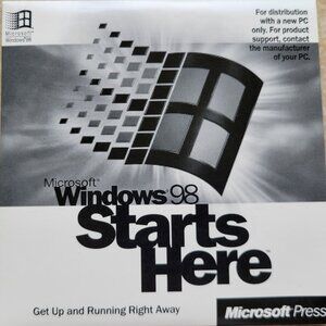 Vintage CD - Microsoft Windows 98 Starts Here
